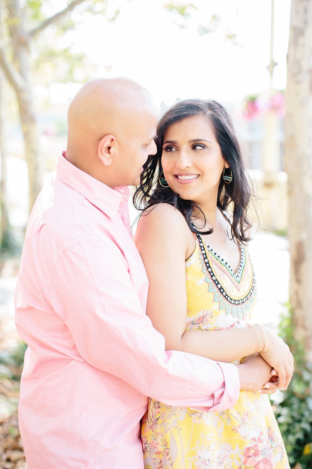 Fine Art Wedding Photography - Lauren Renee Photography Couple looking at each other while posing