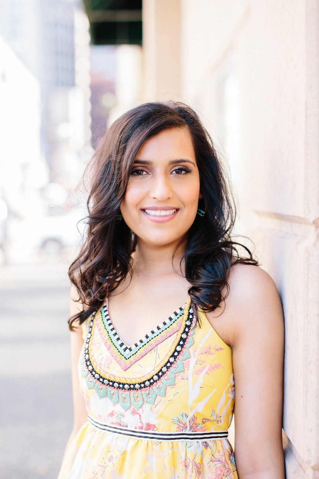 Fine Art Wedding Photography - Lauren Renee Photography Portrait of bride in downtown Pittsburgh