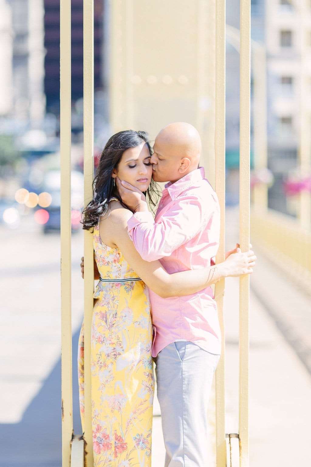 Fine Art Wedding Photography - Lauren Renee Photography couples on the Clemente bridge