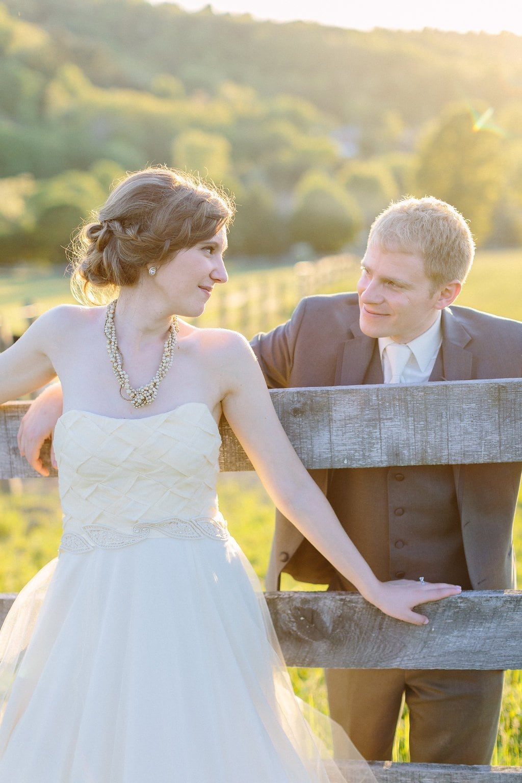 Fine Art Wedding Photography, Pittsburgh Wedding Photography, Lauren Renee Photography bride and groom walking through a field during their portraits