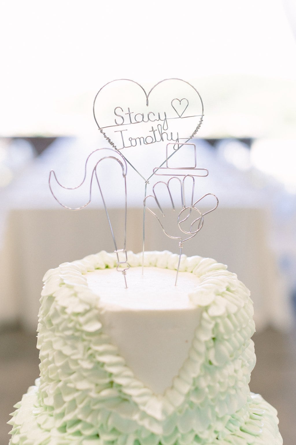 Fine Art Wedding Photography, Pittsburgh Wedding Photography, Lauren Renee Photography close up of wedding cake topper
