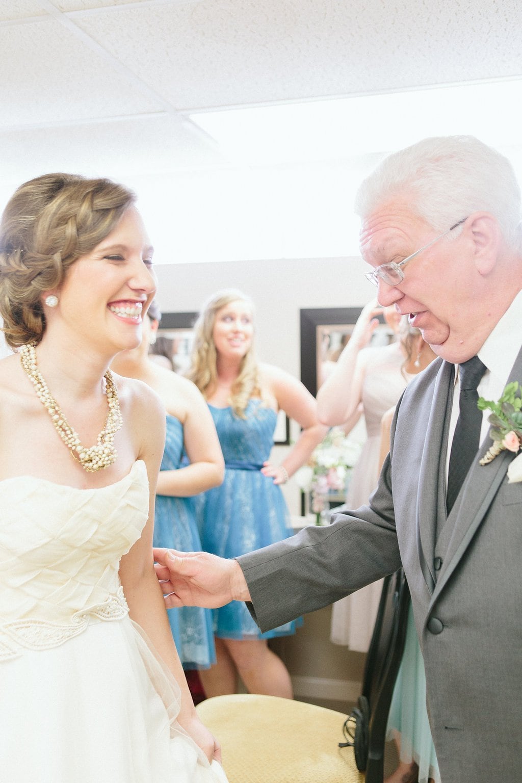 Fine Art Wedding Photography, Pittsburgh Wedding Photography, Lauren Renee Photography father of the bride shares moment with his daughter