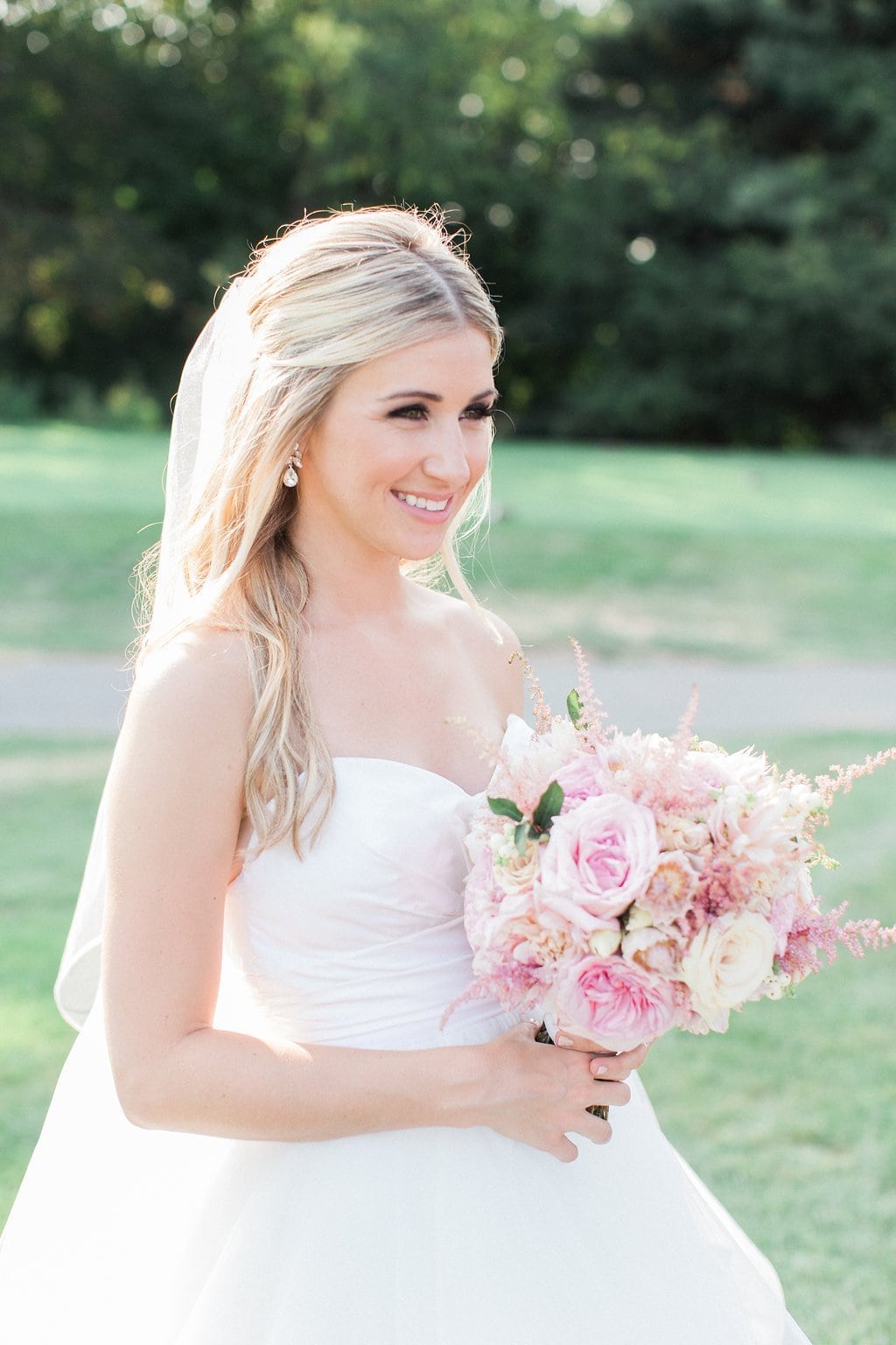 Lauren Renee Photography Bride in hayley paige wedding dress