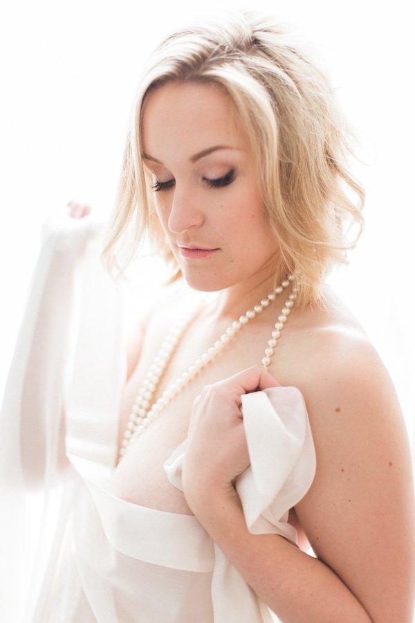 Boudoir Photography - Lauren Renee Photography Portrait of a woman during her boudoir photos