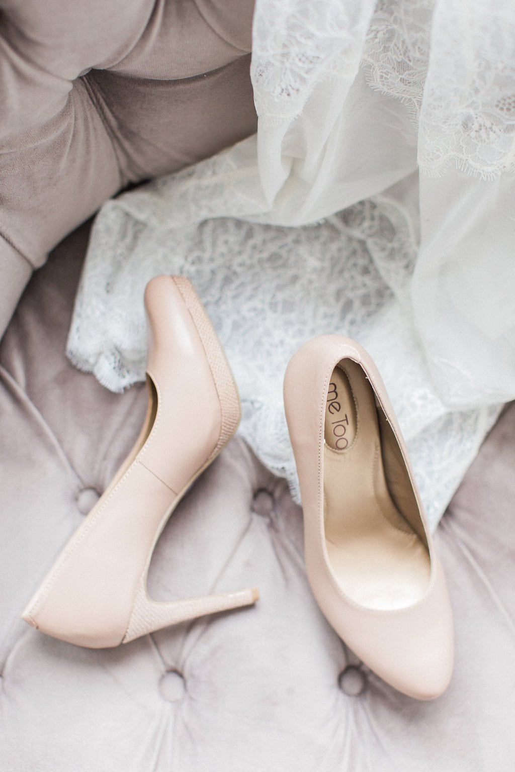 Lauren Renee Photography Me Too shoes and lace robe