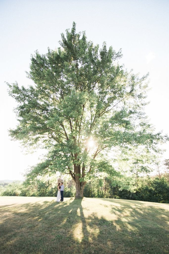 lenape heights golf resort engagement session