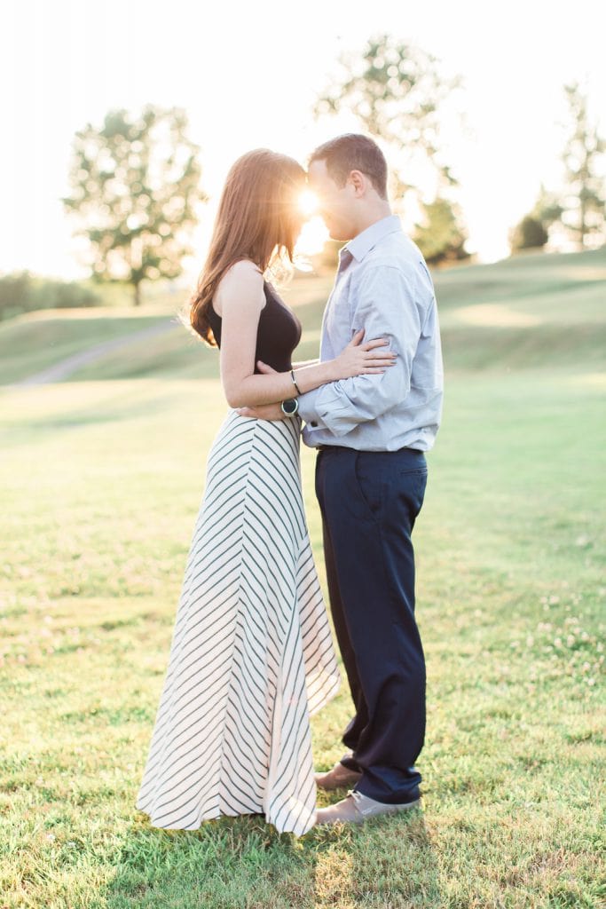 lenape heights golf resort engagement session