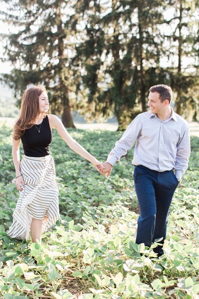 engagement session captured by Pittsburgh wedding photographer Lauren Renee