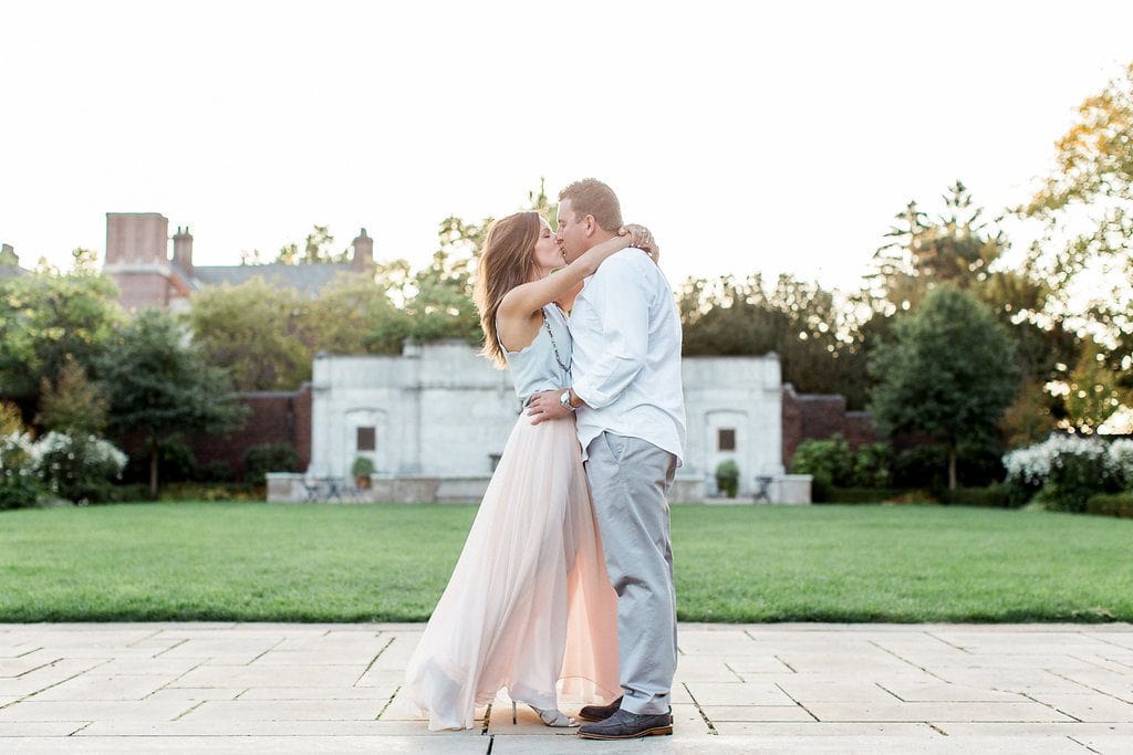 Mellon Park Romantic Engagement Photography