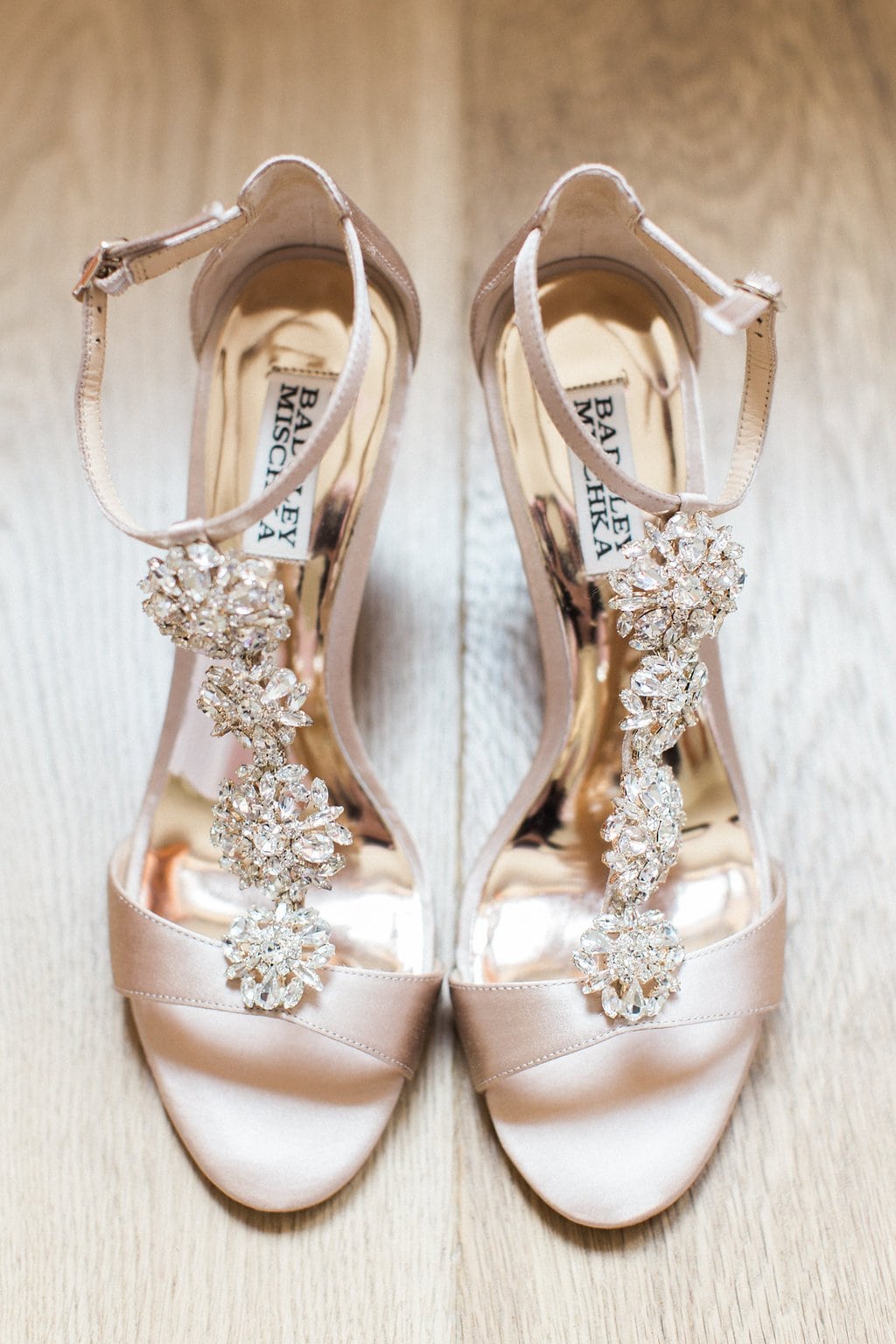 Golf Club Wedding - Lauren Renee Photography badgley mischka Finesse Embellished Block Heel Sandals bridal shoes