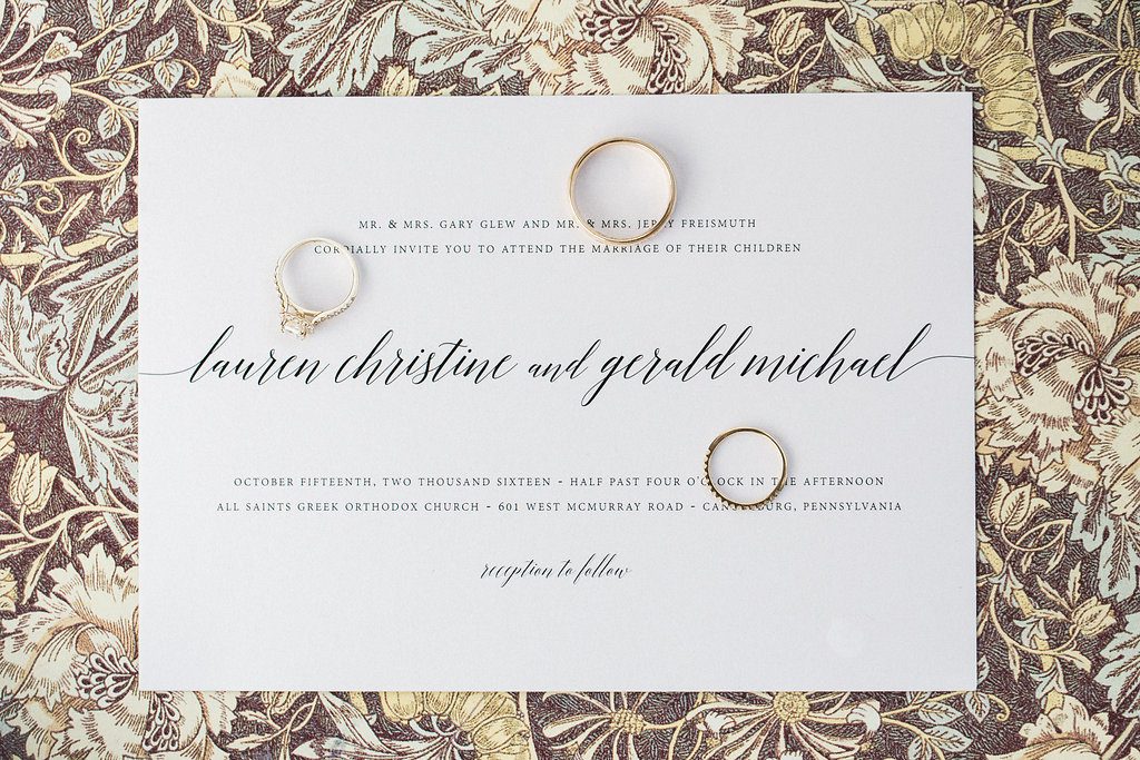 Wedding Invitations from Shine Wedding Invitations for a Wedding at the Club at Nevillewood