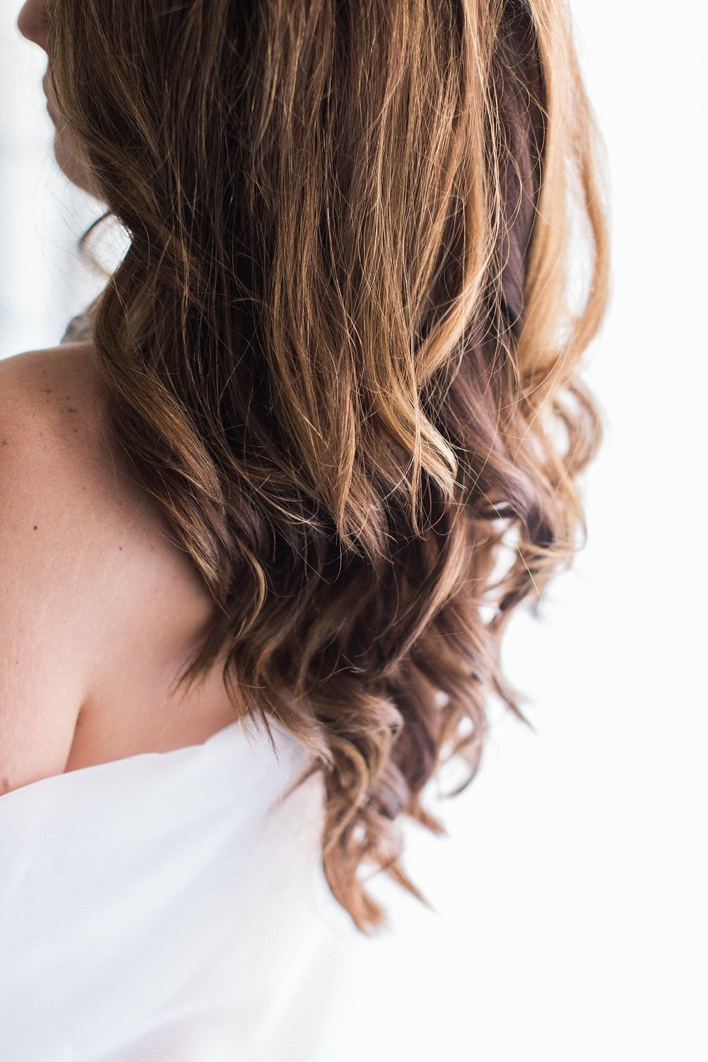 Lauren Renee Photography Bridal Boudoir Photography image of hair during session