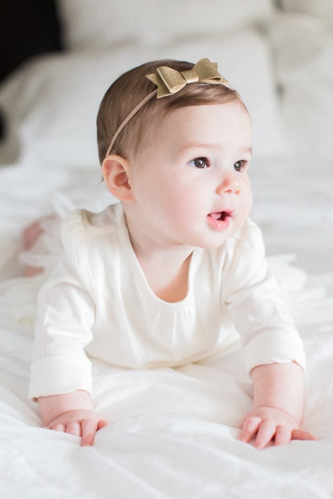 Photograph of baby during a lifestyle family portrait session