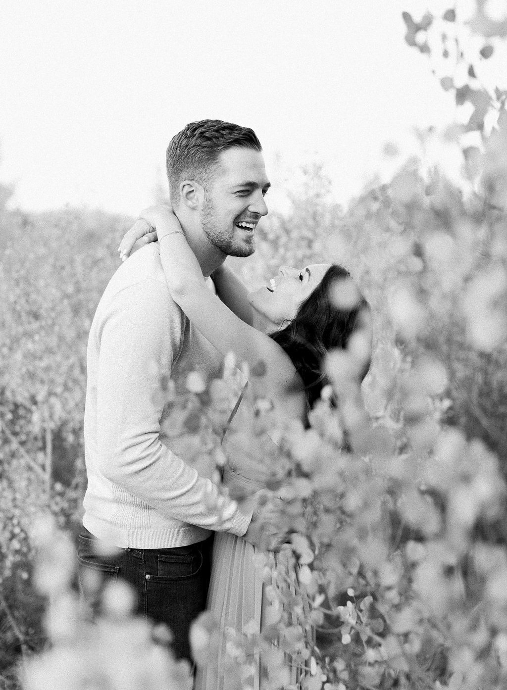 Destination Engagement Session - Lauren Renee Photography Bride and groom laughing together