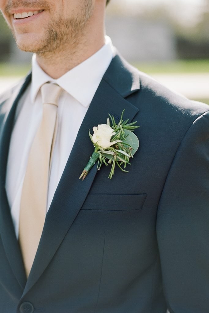 The Pennsylvanian Wedding Bride and groom portraits at Mellon Park flowers from Farmer's daughter