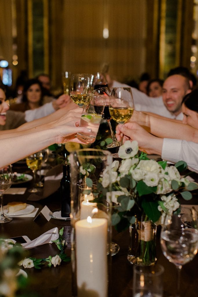 The Pennsylvanian wedding reception toasts