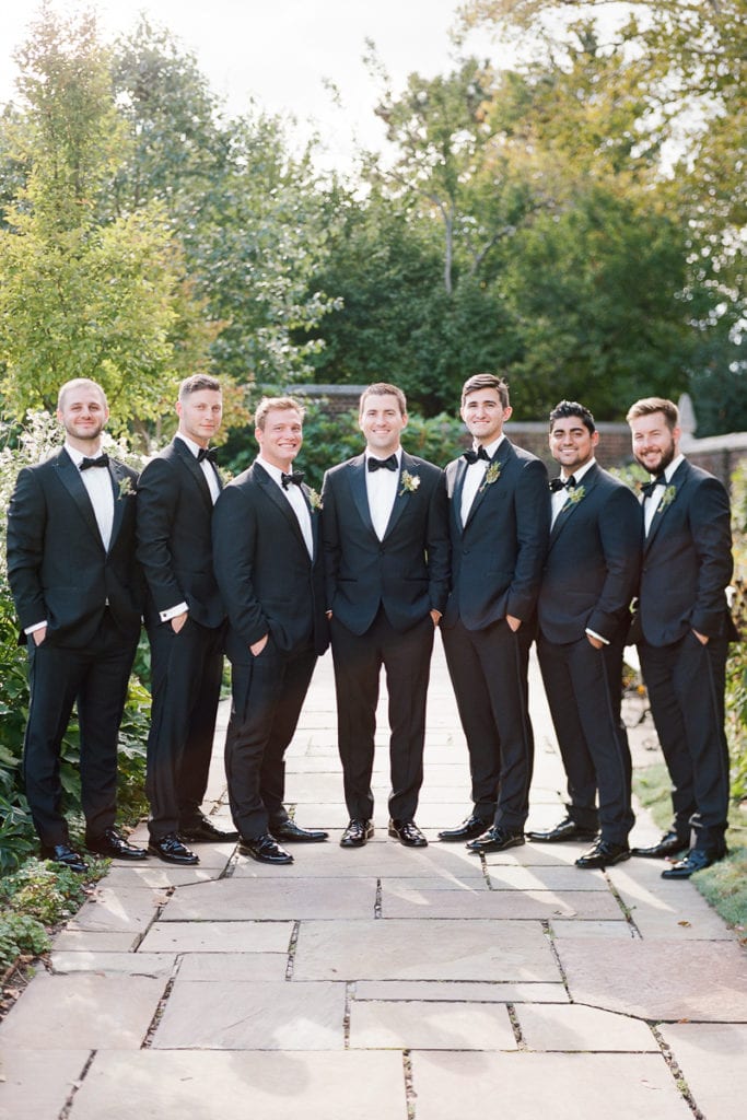 Groom with his groomsmen