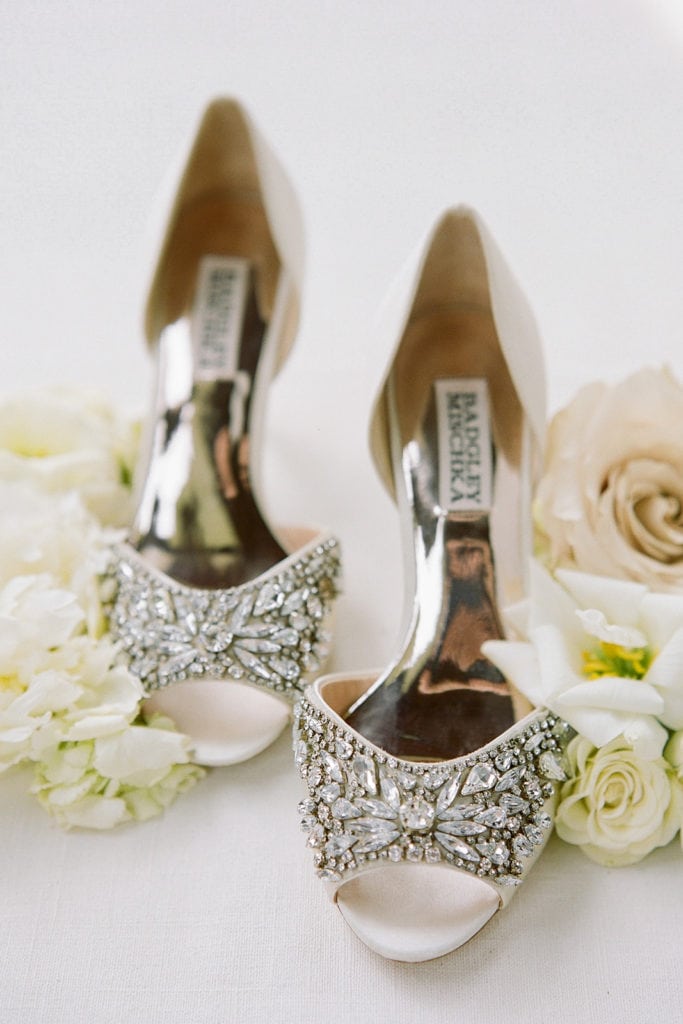 Badgley Mischka bridal shoes