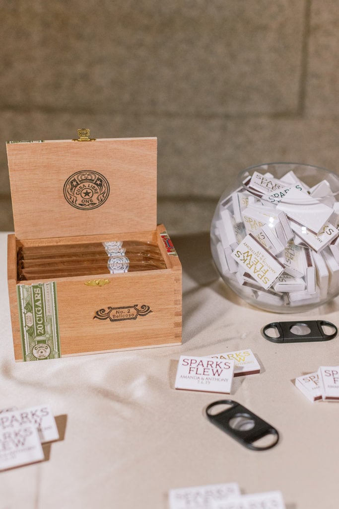 Cigar bar in the rotunda at the Pennsylvanian