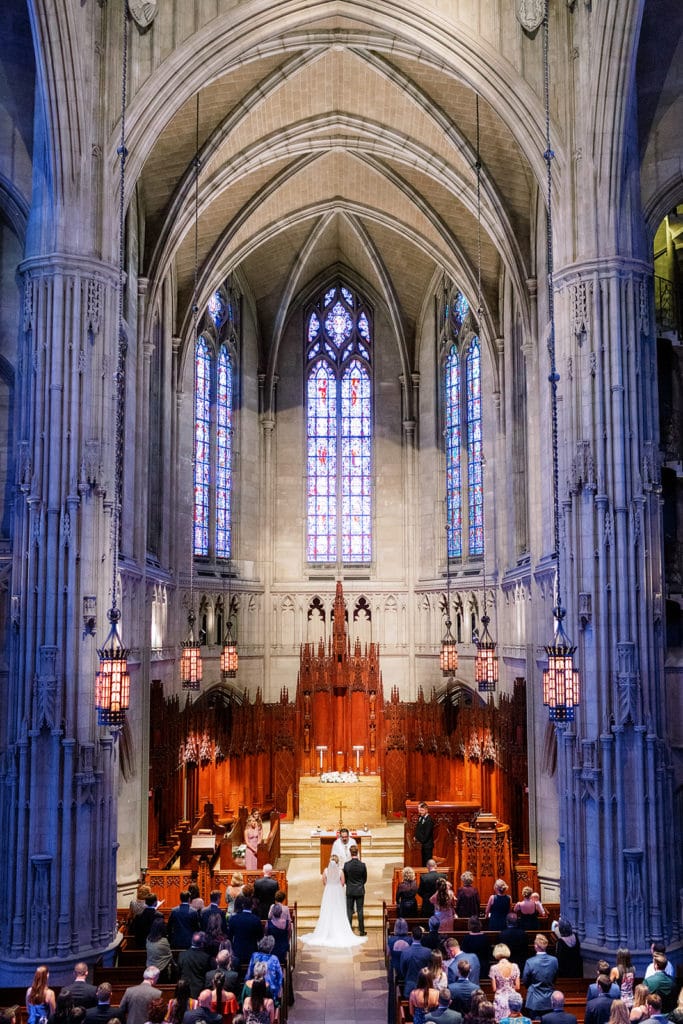 Heinz Chapel Wedding Ceremony: Romantic Mauve Carnegie Music Hall Wedding captured by Lauren Renee