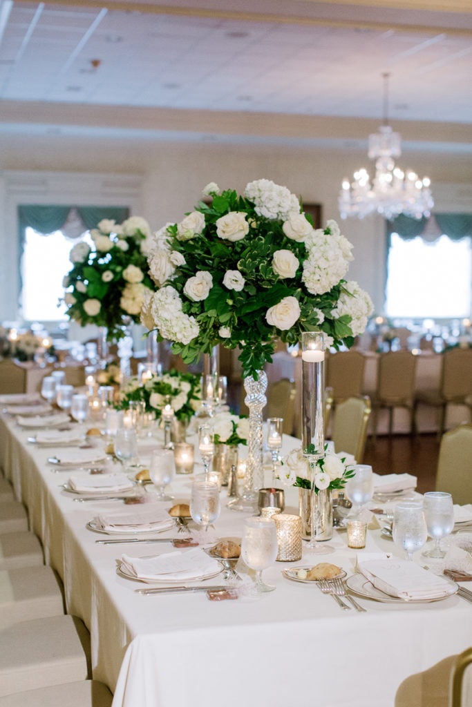 Elegant Wedding Table Decor: Pittsburgh Field Club Wedding by Pittsburgh Photographer Lauren Renee