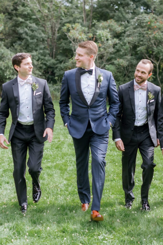 The Black Tux groom's attire: Outdoor Fall Seven Springs Wedding captured by Pittsburgh Wedding Photographer Lauren Renee