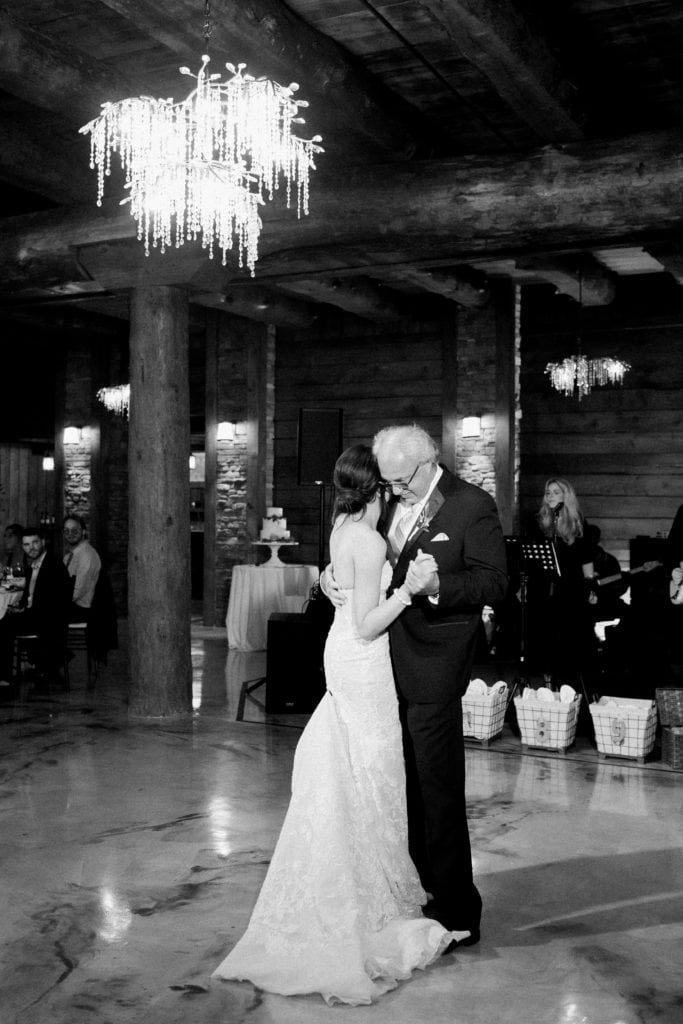 Father daughter dance: Outdoor Fall Seven Springs Wedding captured by Pittsburgh Wedding Photographer Lauren Renee