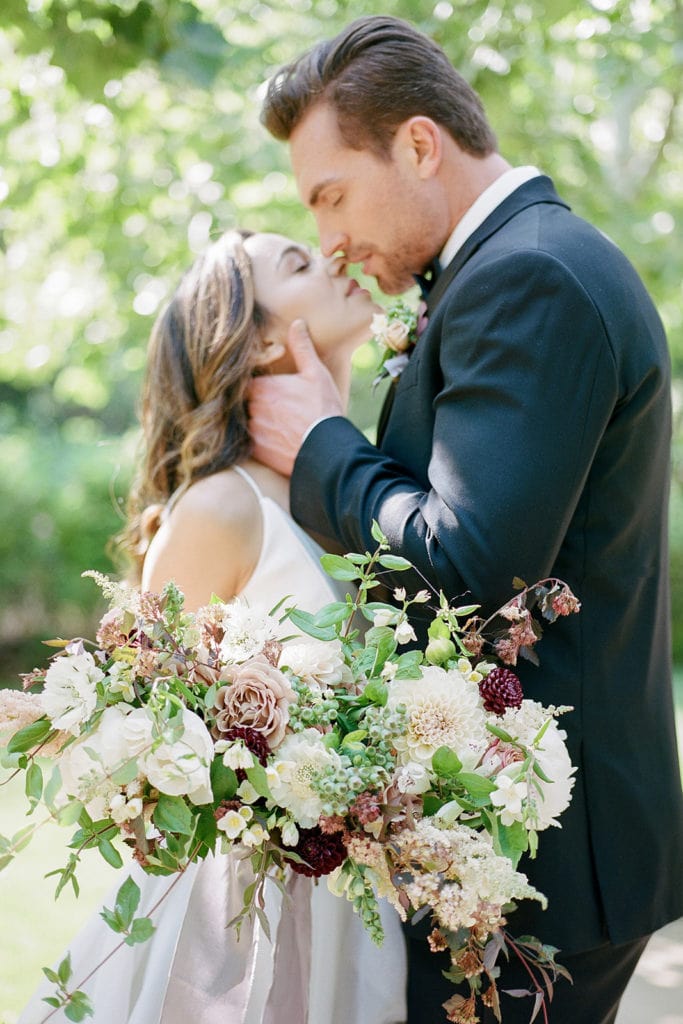 Beautiful couple: Kestrel Park California Wedding Inspiration Styled Shoot captured by Pittsburgh Wedding Photographer Lauren Renee