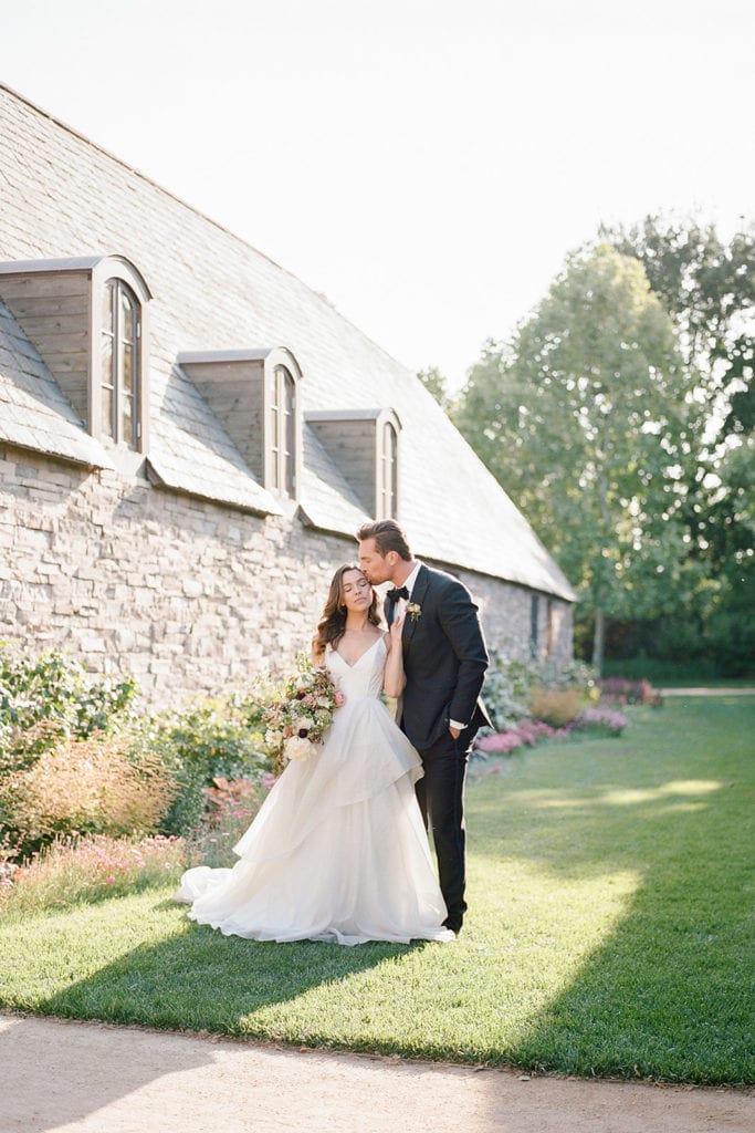 Ceremony Arch with flowers by Emily Reynold Design: Kestrel Park California Wedding Inspiration Styled Shoot captured by Pittsburgh Wedding Photographer Lauren Renee