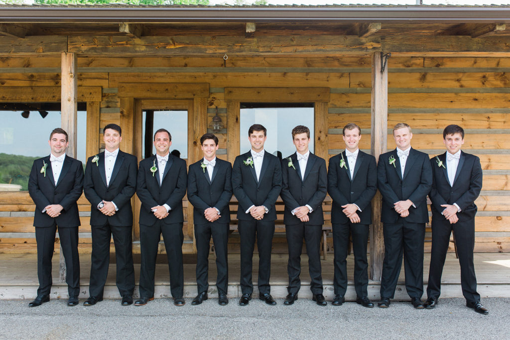Groom and groomsmen photography: Black Tie Fox Chapel Golf Club Wedding captured by Pittsburgh wedding photographer Lauren Renee