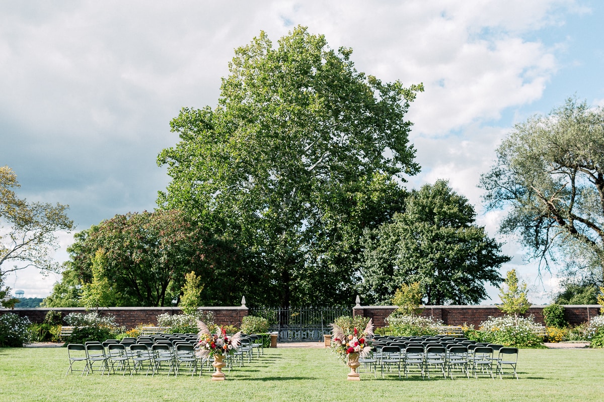 Elegant Mellon Walled Garden Wedding Lauren Renee