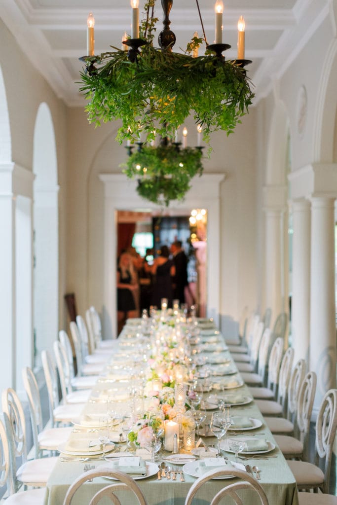 Fox Chapel Golf Club wedding table decor