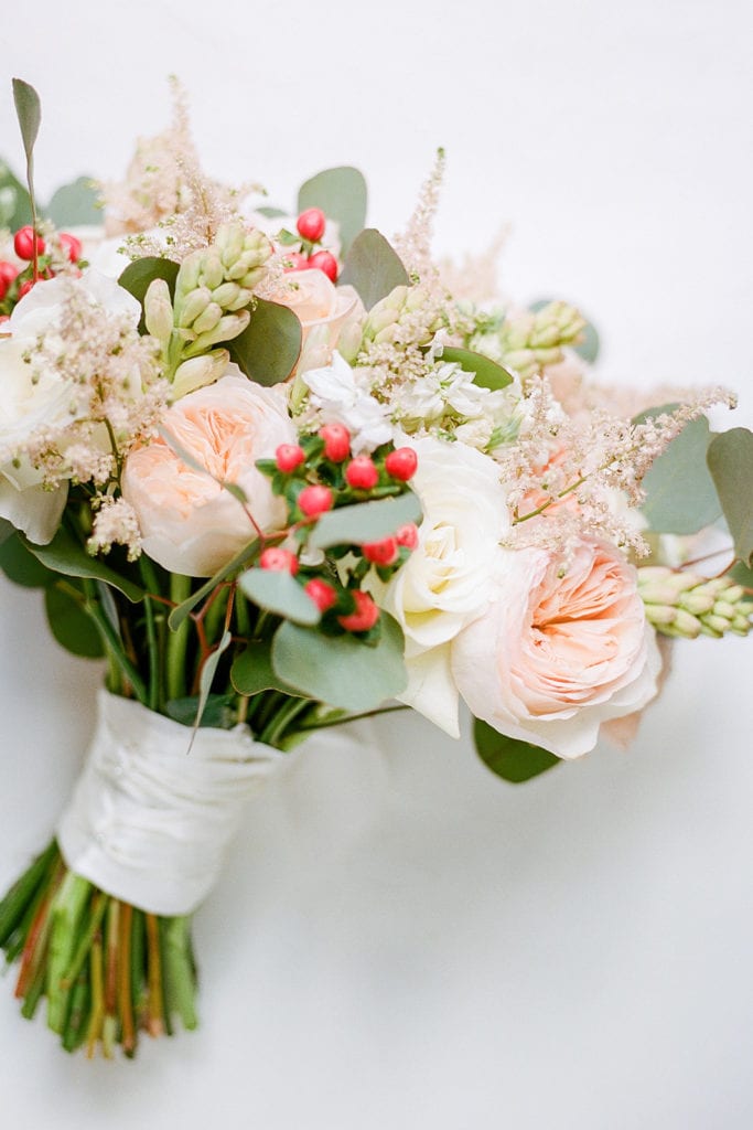 Mocha Rose Floral wedding bouquet