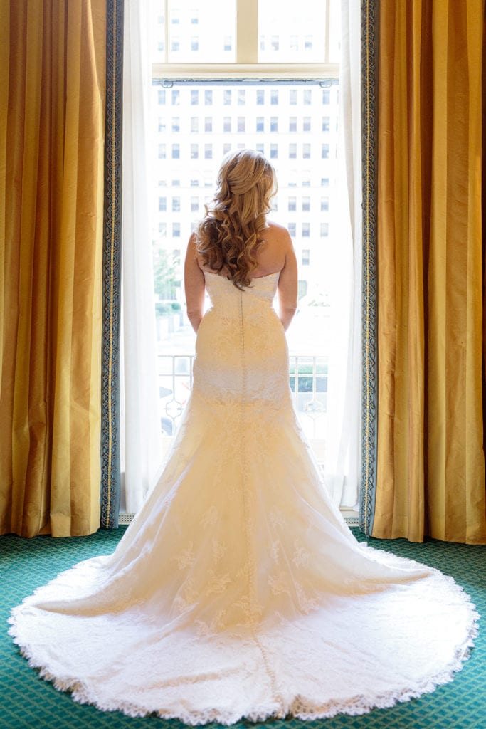 Matthew Christopher wedding dress bridal portrait