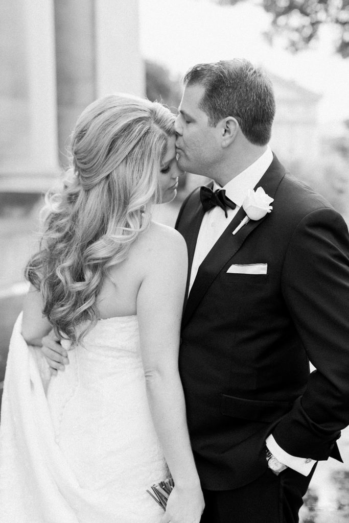 Black and white wedding photography by Lauren Renee