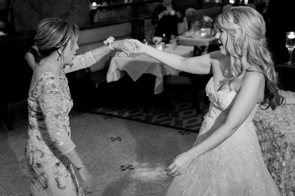 Mother daughter first dance at Grand Concourse wedding