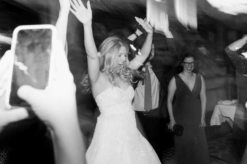 Bride dancing at Grand Concourse Pittsburgh Wedding