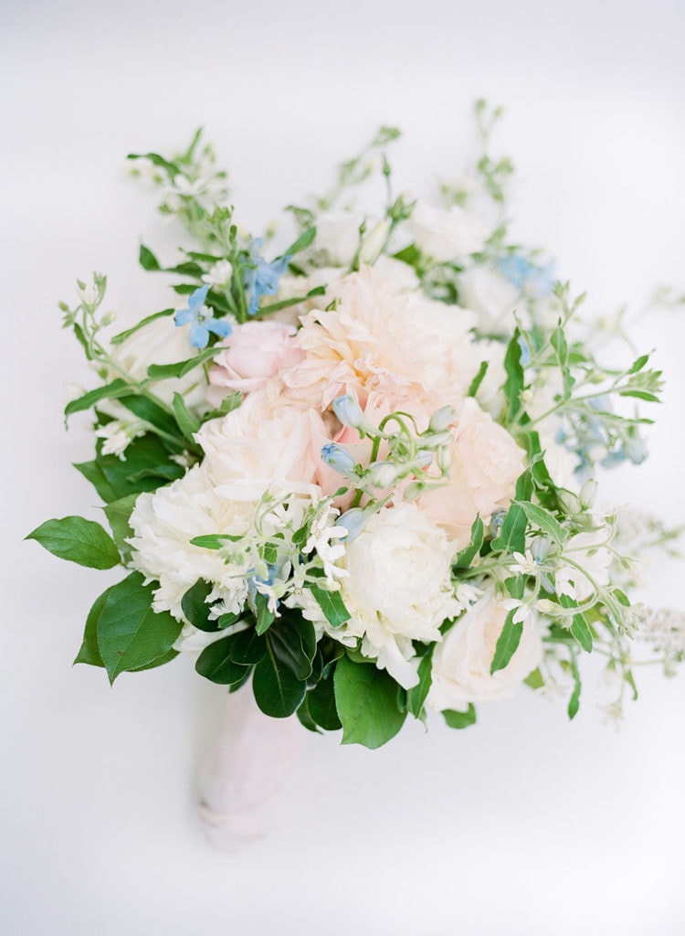 Pastel wedding bouquet