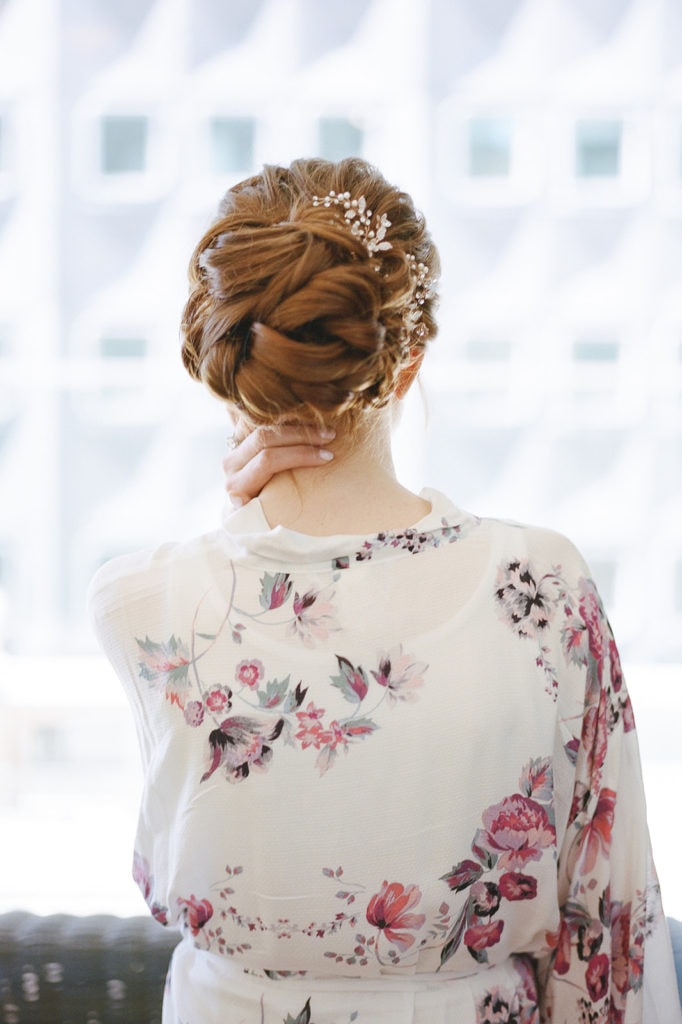 Beauty Justified Pittsburgh wedding hair