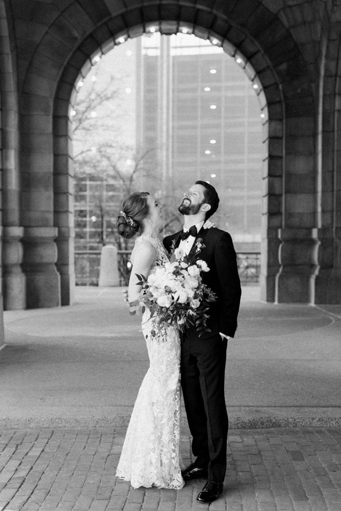 Pittsburgh wedding at The Pennsylvanian captured by Lauren Renee