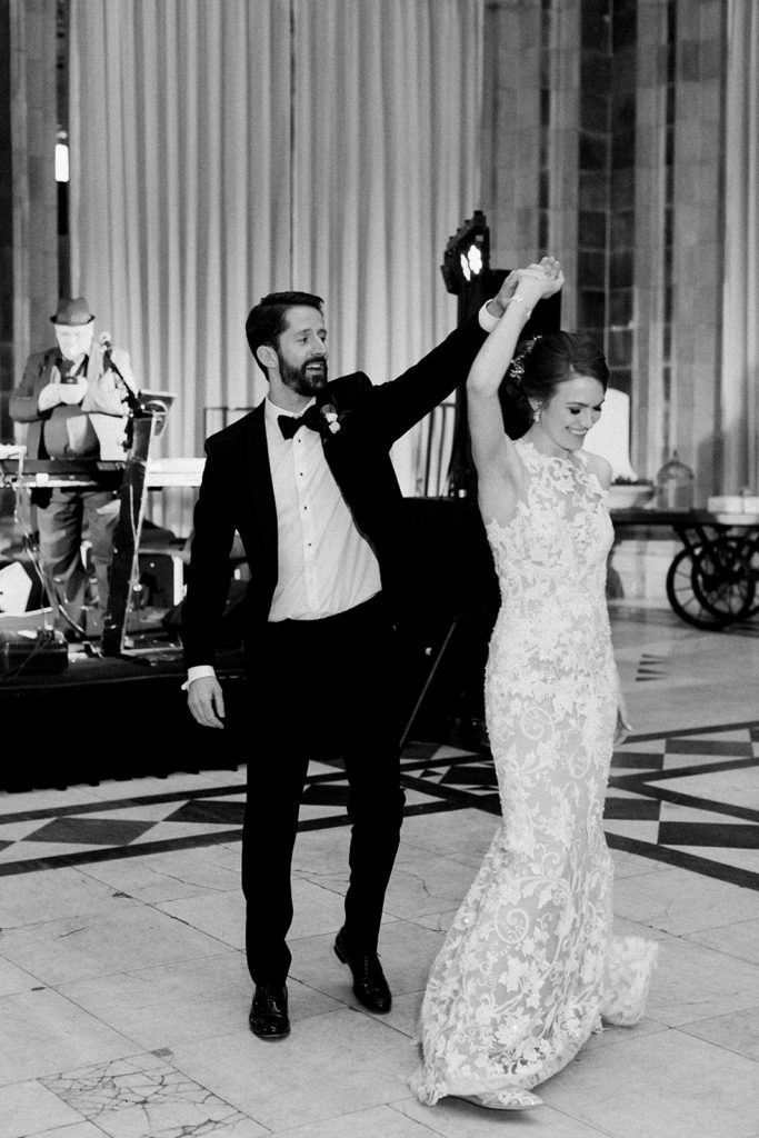 Wedding first dance at The Pennsylvanian