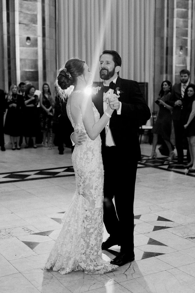 Wedding first dance at The Pennsylvanian