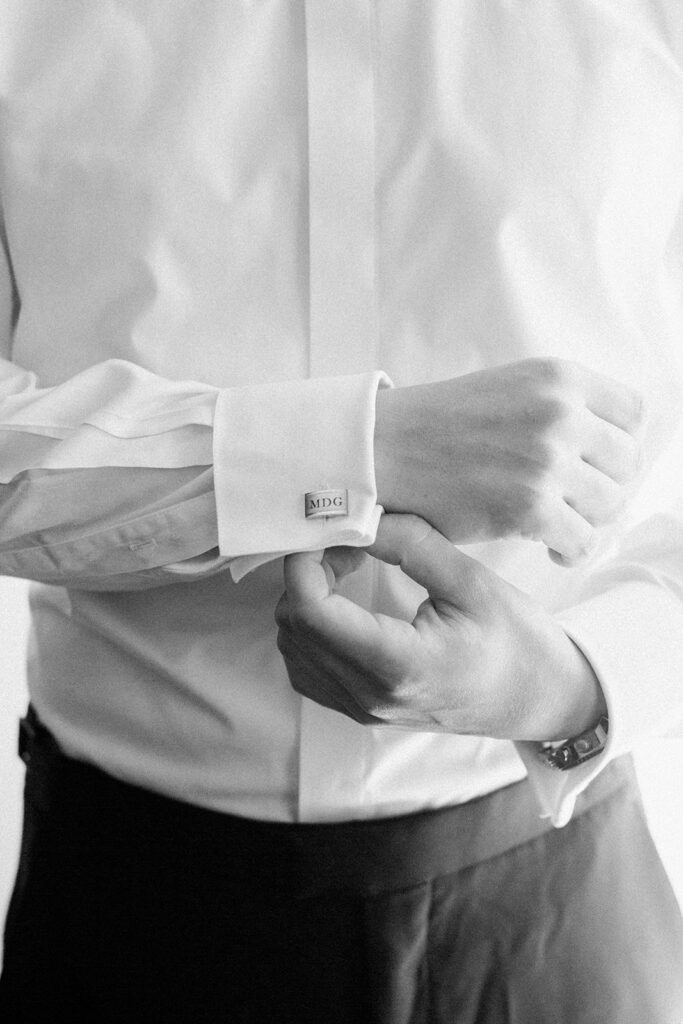 Groom's cufflinks