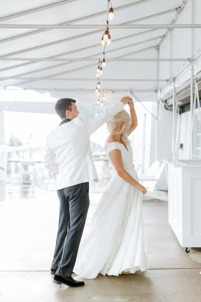 Second first look for Pittsburgh Riverfront Wedding