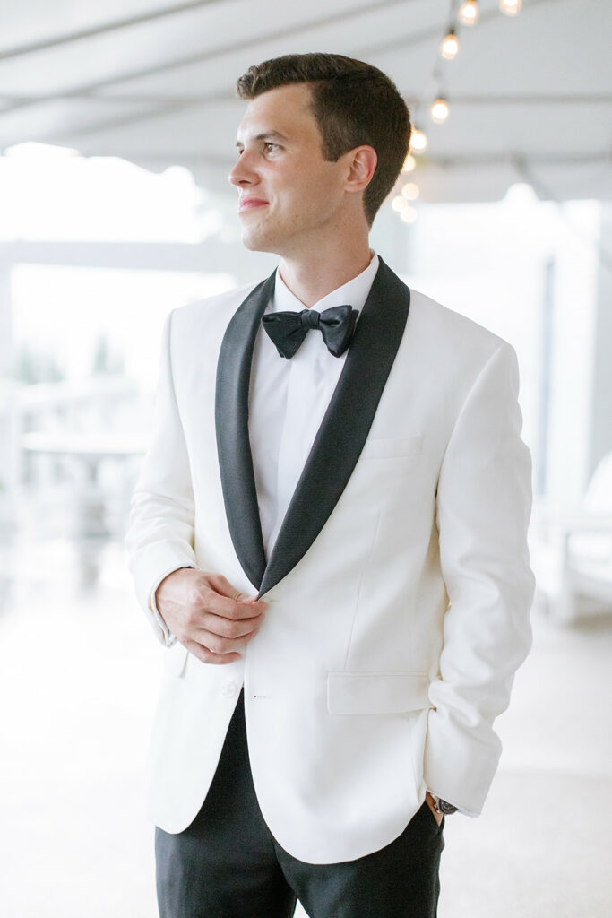 White tuxedo jacket