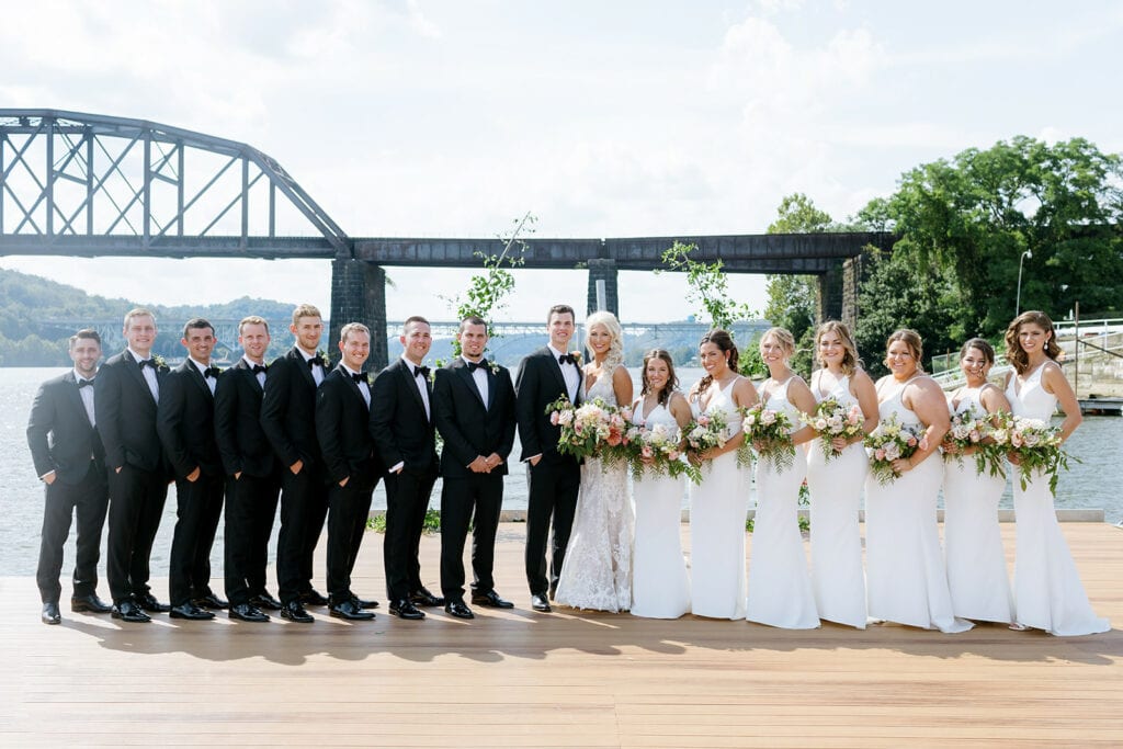 Riverfront Allegheny County Wedding captured by Lauren Renee