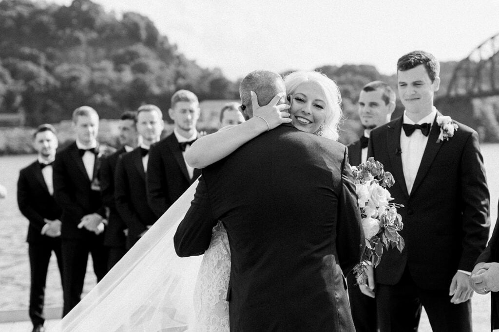 Riverfront Allegheny County Wedding captured by Lauren Renee