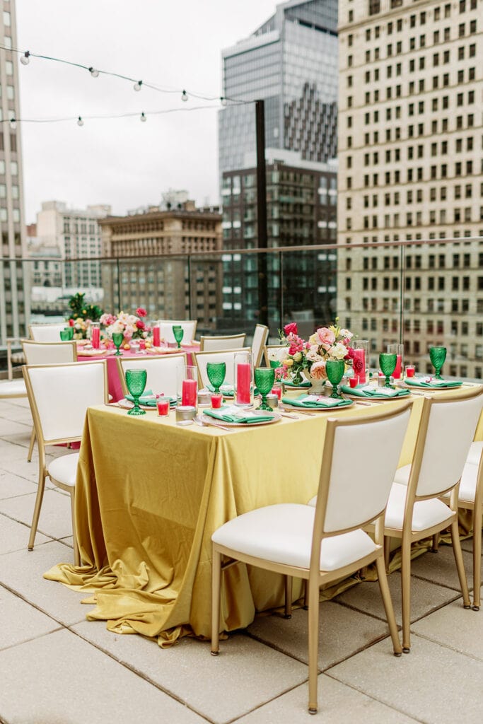 Pittsburgh Hotel Monaco Rooftop Bridal Shower