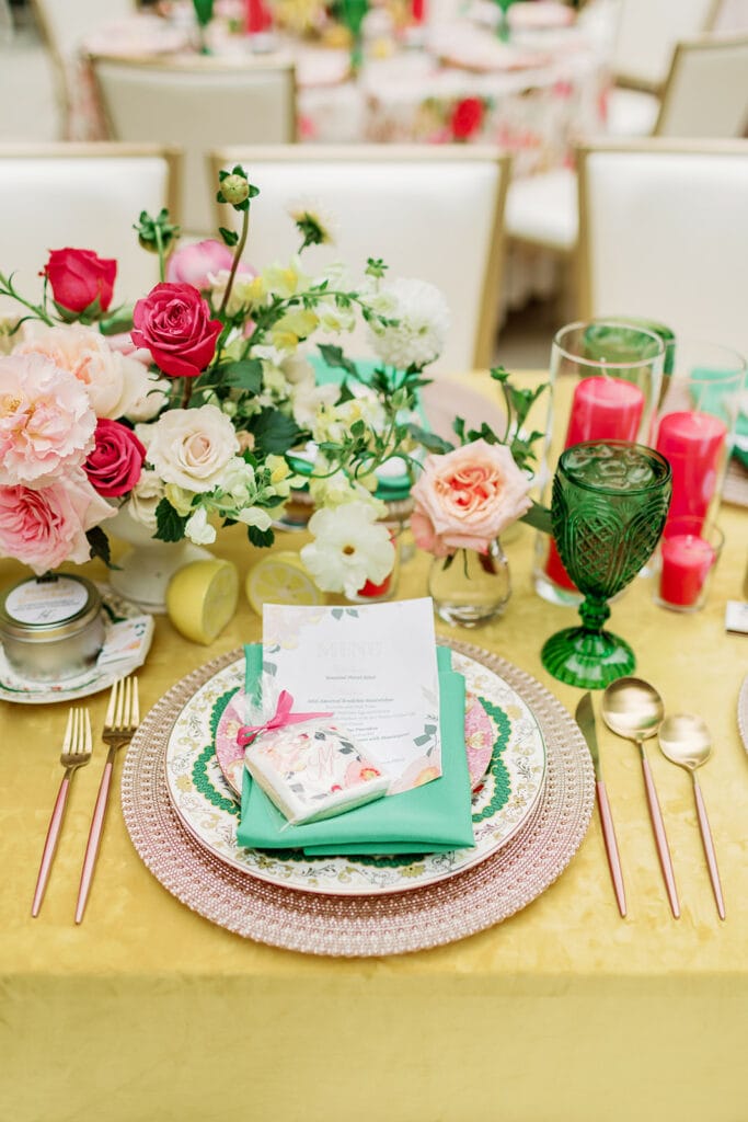 Colorful bridal shower inspiration