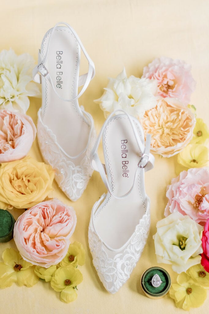 Ivory Bella Belle bridal shoes